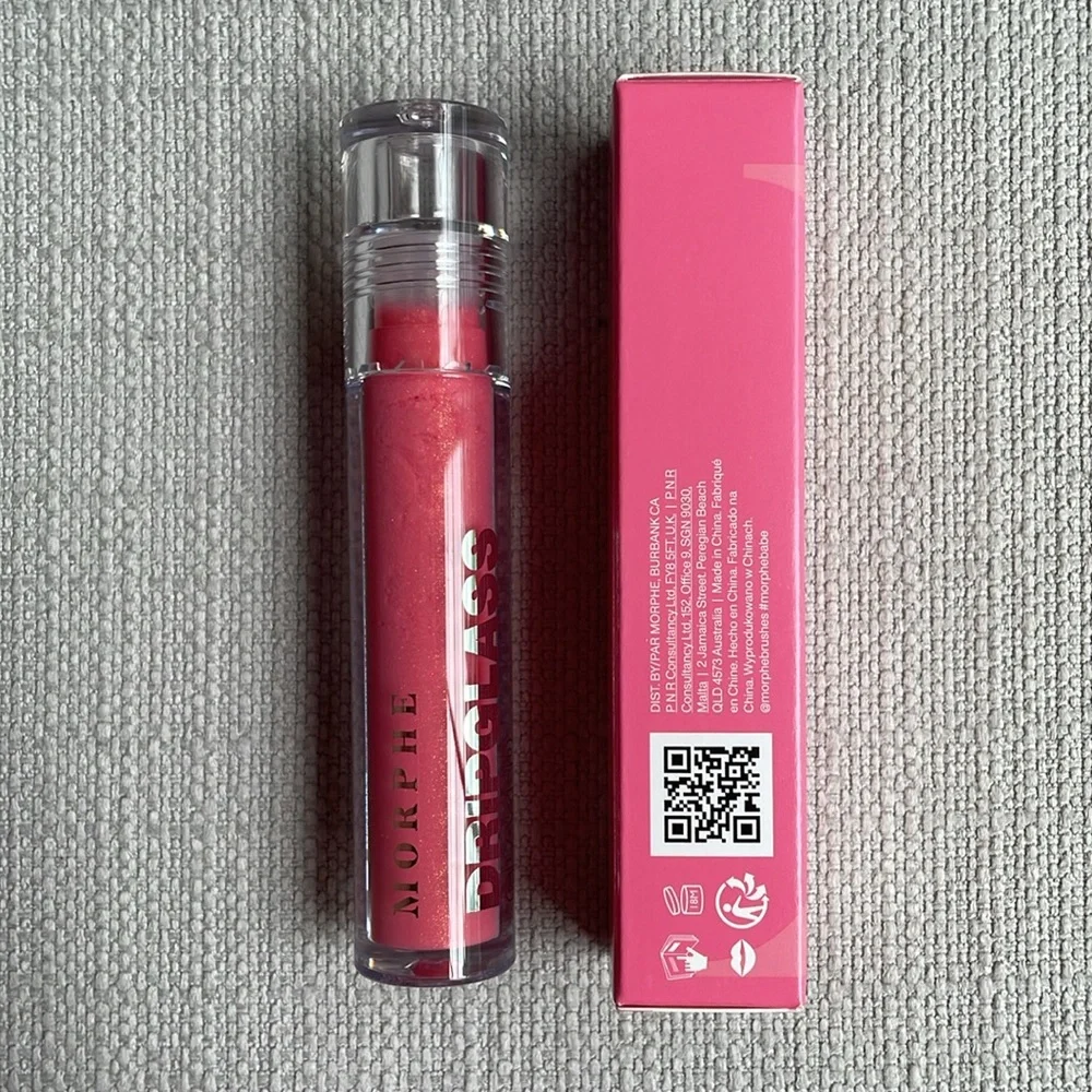 Morphe DRIPGLASS GLAZED high shine lip gloss - pink mirror